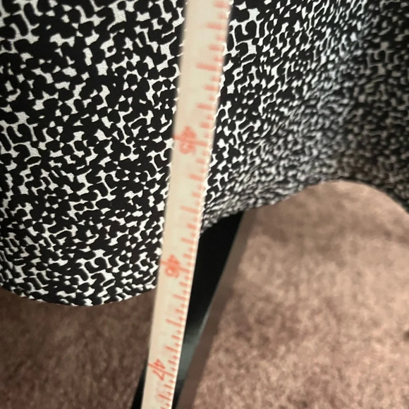 ANNE KLEIN, XL Drawstring Waist, Black and White Dress - Picture 5 of 9